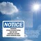 Signmission Hot Surface Sign, 5 in H x 7 in W, Vinyl Decal, Warning Steam System Piping May Be Hot Exercise OS-2PACK-NS-D-57-L-18920 - alternate 3